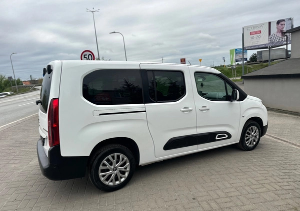 Citroen Berlingo cena 57900 przebieg: 130950, rok produkcji 2020 z Głowno małe 379